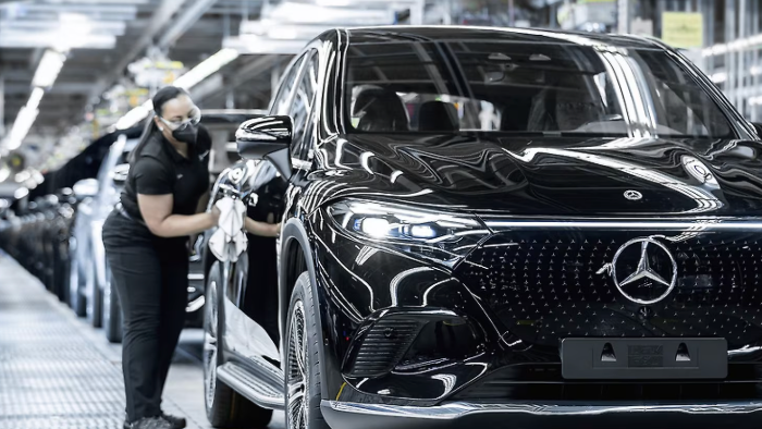 NextImg:Mercedes Cites "Tariffs & Volatility" In Yet Another Withdrawal Of Guidance For Automakers