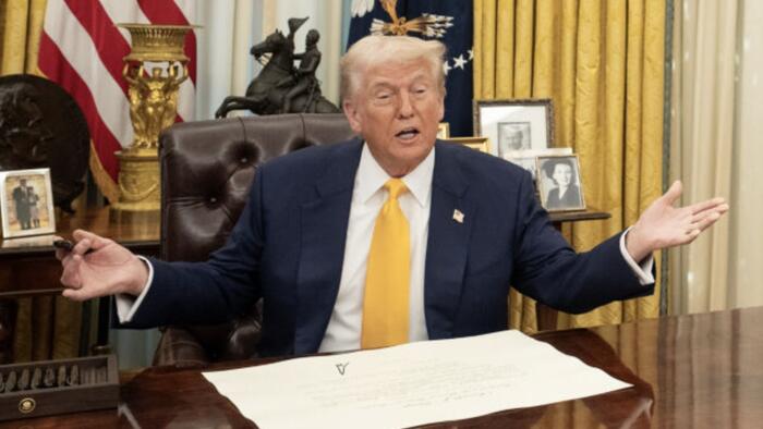 NextImg:"He Who Has The Gold Makes The Rules" President Trump Proclaims Over Easter Weekend