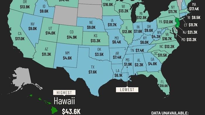 NextImg:These Are The States Where Americans Have The Most Cash In The Bank