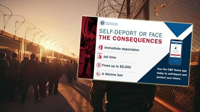 NextImg:Trump Admin Will Fine Illegals Almost $1000 Per Day If They Don't Self-Deport