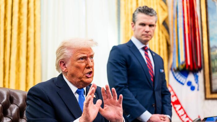 NextImg:Record-Breaking $1 Trillion Defense Budget: Trump, Hegseth Say It's Happening