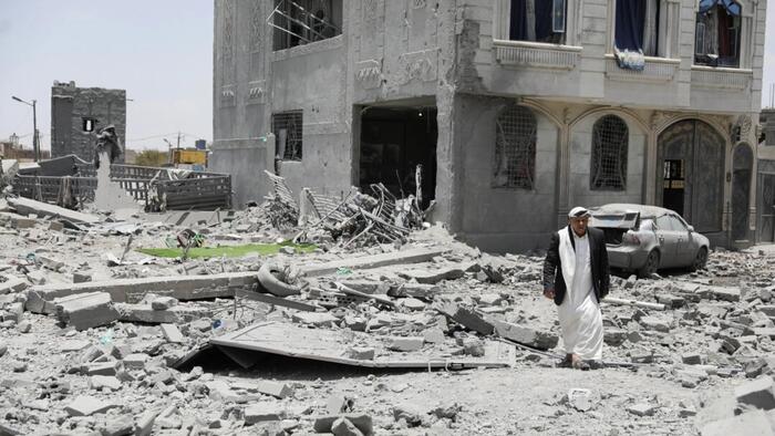 NextImg:Houthis Claim US Airstrike Killed 68 Africans At Migrant Detention Center
