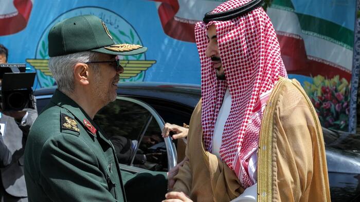 NextImg:Saudi Defense Chief Visits Iran In Unprecedented Trip As Israel Talks War