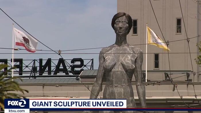NextImg: "Embarrassed" Reaction To New 45 Foot Naked Woman Statue In San Francisco