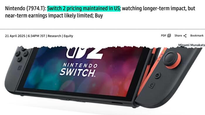 NextImg:Nintendo Switch 2 Frenzy: "Selling Out" Across US Retailers As Tariffs Won't Impact Pricing