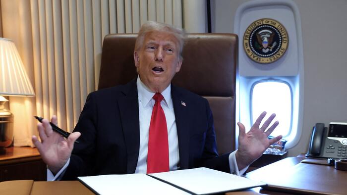 NextImg:"Don't Be Weak, Don't Be A PANICAN": Trump Urges Americans To Hold Tight As "Countries From All Over The World" Negotiate On Tariffs