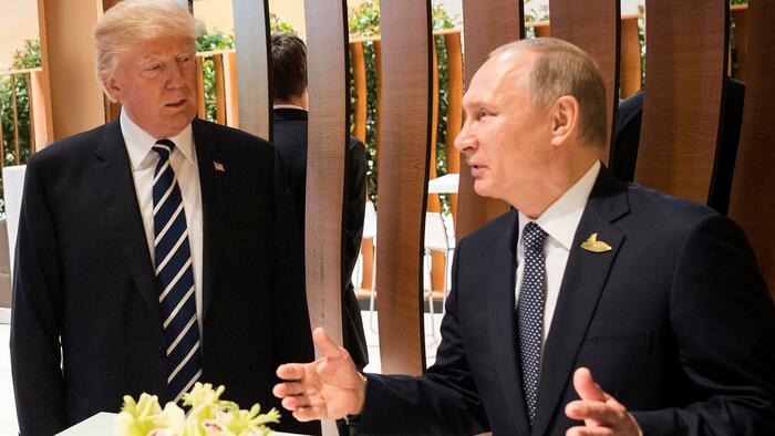 NextImg:Trump Says Could Meet Putin 'Shortly After' Upcoming Middle East Trip