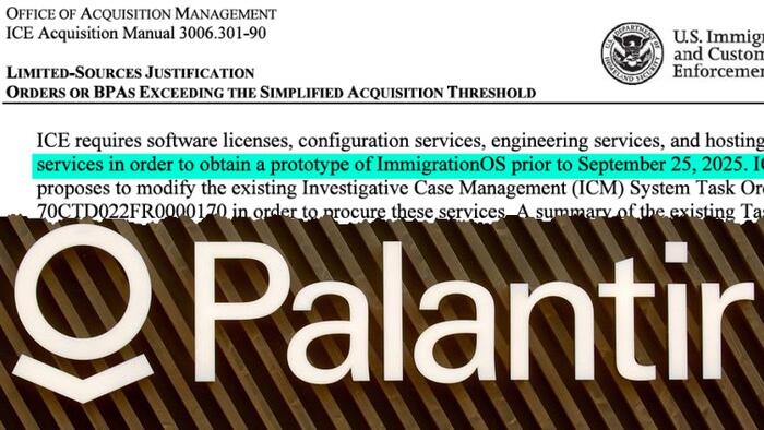 NextImg:Palantir Building ICE "ImmigrationOS" To Track Migrants