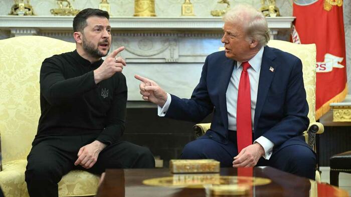 NextImg:Trump Dials Back Putin Criticism, Renews Attacks On Zelensky For Stalling Minerals Deal