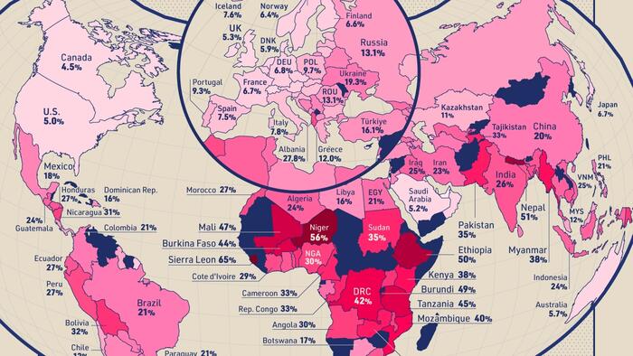 NextImg:Visualizing The Size Of Each Country's Shadow Economy