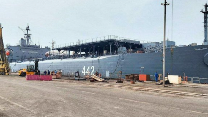 NextImg:Iran Allegedly Begins Sea Trials Of Second Tanker-Converted Forward Operating "Mothership" 