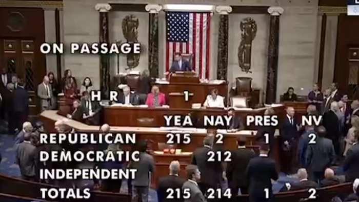 NextImg:Trump's "Big, Beautiful Bill" Narrowly Passes House In 215–214 Vote