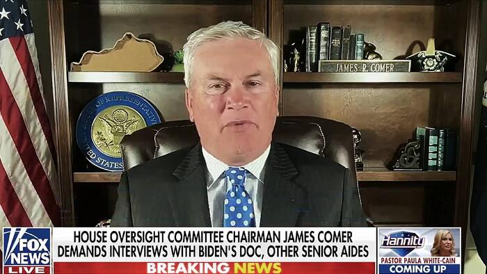NextImg:Biden May Be Called To Testify On Cover-Up Of His Own Cognitive Decline: Comer