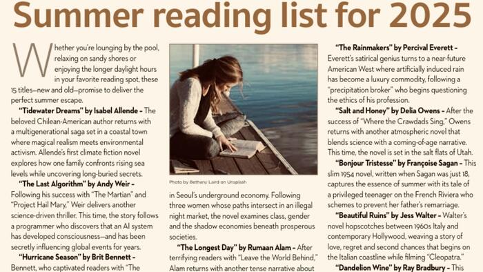 NextImg:Major Papers Publish AI-Hallucinated Summer Reading List Of Nonexistent Books