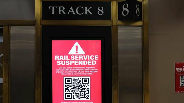NextImg:Nightmare New Jersey Transit Strike Cripples Rail Service