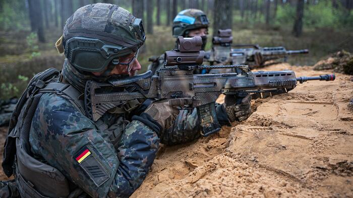 NextImg:Germany Deploys Permanent Troops To Lithuania As Russian Offensive Builds