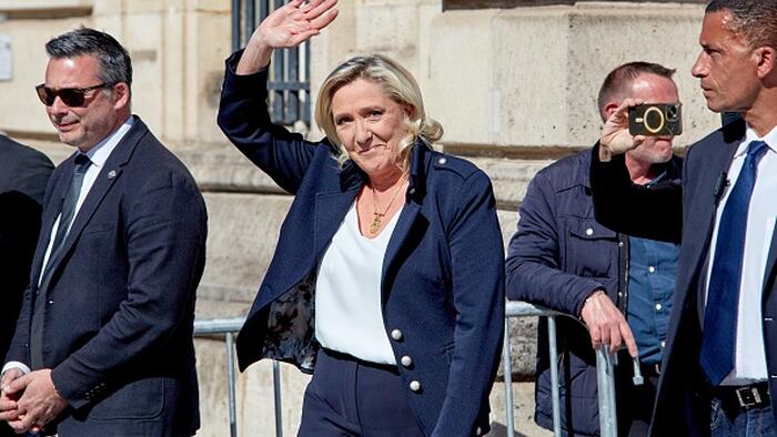 NextImg:Le Pen Urges Unified Nationalist Front In European Parliament, Slams Warmongering Franco-German Axis