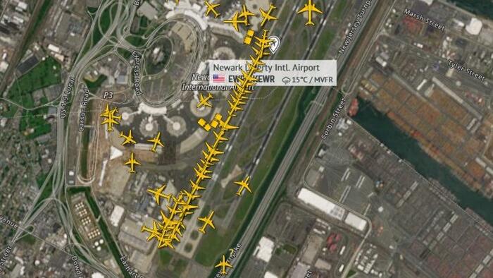 NextImg:Ground Stop Issued At Newark Airport