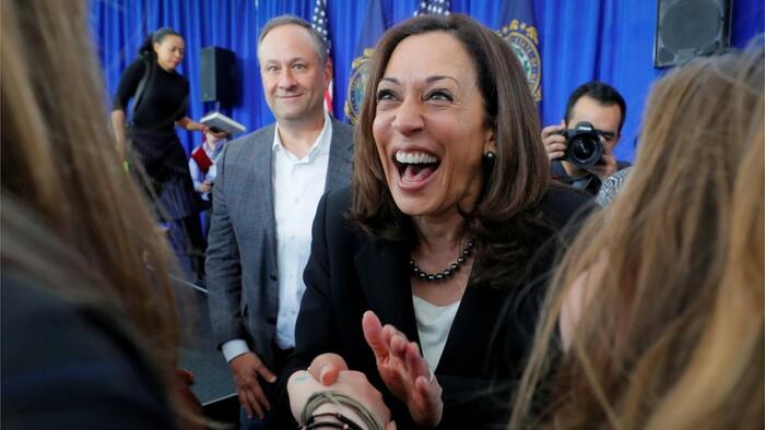 NextImg:Economic Illiterate Kamala Harris Attacks Trump Tariffs As 'Absolute Chaos'