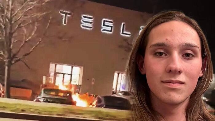 NextImg:Trans Teen Freed After Tesla Firebombing, Judge Cites Lack Of 'Gender-Affirming Care' In Prison
