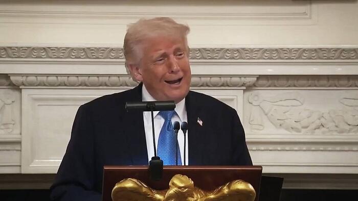 NextImg:Trump Says He Had To Run Again After "Rigged Election" To "Shove It Up Their Ass"