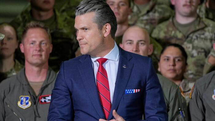 NextImg:Hegseth Threatens Iran Over Houthi Support: 'You Will Pay'