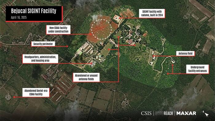 NextImg:Satellite Images Uncover China's Buildup In Cuba, Triggering U.S. Spy Concerns