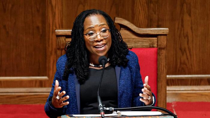 NextImg:Supreme Court's Ketanji Jackson Says Criticizing Judges Is 'Attack On Democracy'
