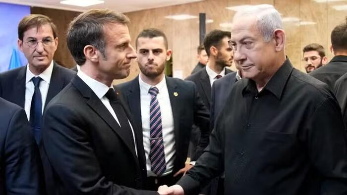 NextImg:Netanyahu Charges Macron With 'Despicable' Support For Hamas As Spat Deepens