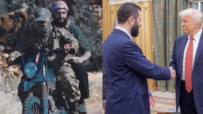 NextImg:Trump Praises 'Young, Attractive' President Sharaa, Founder Of Al Qaeda In Syria, Before Qatar Visit