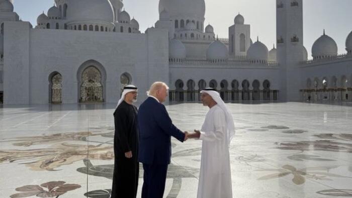 NextImg:Trump Touts 1.4 Trillion Investment In AI, Tech From UAE In Final Mideast Stop
