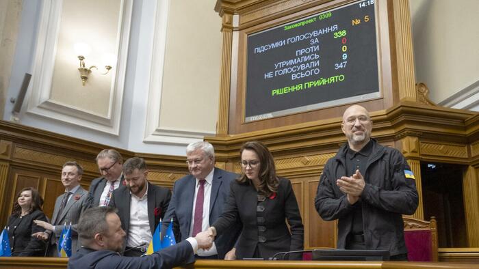 NextImg:Ukraine's Parliament Ratifies US Minerals Deal In Hopes Of Securing Future Arms