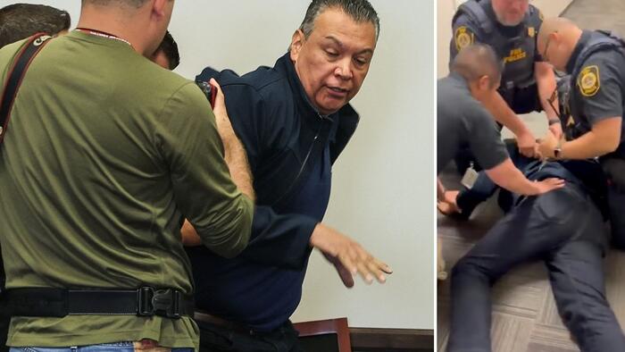 NextImg:"I Am Senator Alex Padilla!": Democrat Lawmaker Deported From DHS Press Conference, Placed In Handcuffs
