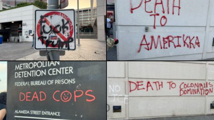 NextImg:Riots Erupt At LA ICE Facility As Mexican BLM Clone Unleashes Color Revolution Operation