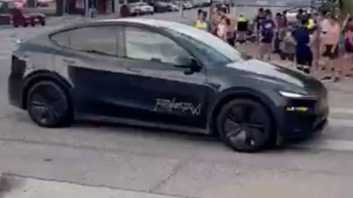 NextImg:Tesla Robotaxi Spotted On Austin Streets Ahead Of Launch