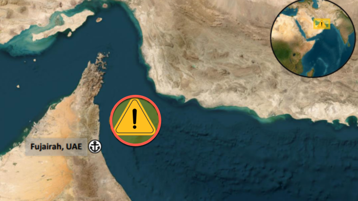 NextImg:Tanker Collision Near Strait Of Hormuz Amid GPS Signal Degradation