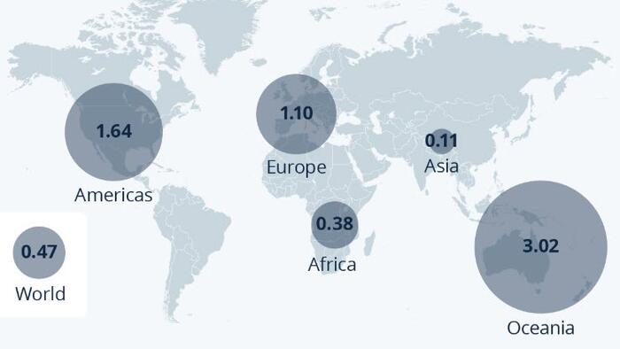 NextImg:Oceania Has The Highest Cocaine Use In The World