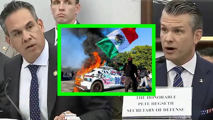 NextImg:Democrats Ambush Hegseth Over Trump's LA Troop Deployment... Instantly Regret It