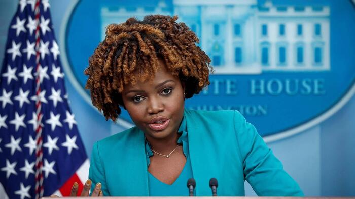 NextImg:Anonymous Biden Staffers Go Scorched Earth After "Incompetent" Karine Jean-Pierre Defects