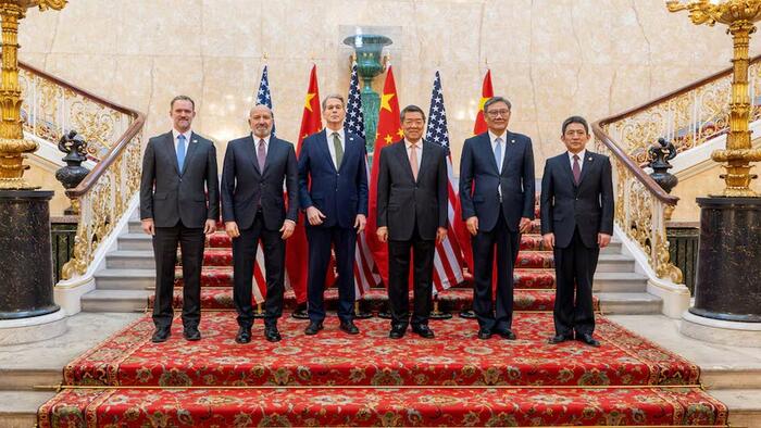 NextImg:US-China Trade Talks "Going Well" On Second Day, Lutnick Says