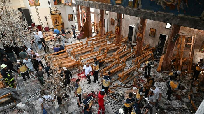 NextImg:Offshoot Of Syria's Ruling HTS Claims Credit For Damascus Church Bombing