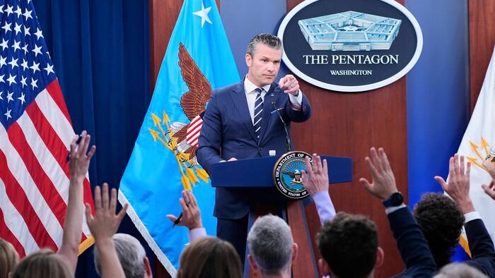 NextImg:Watch Live: Pentagon Holds 'Irrefutable' Press Conference On Trump's Iran Strikes