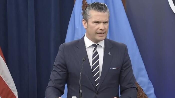 NextImg:Hegseth Says 'Bold & Brilliant' Operation Did Not Target Iranian Troops Or Civilians