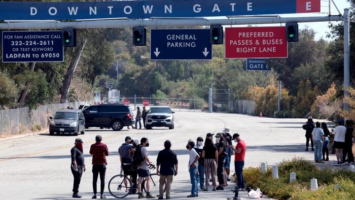 NextImg:Los Angeles Dodgers Deny Federal Agents Access To Stadium Parking Lots