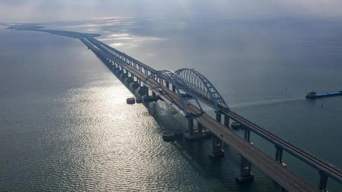 NextImg:Ukraine Strikes Kerch Bridge In Crimea With Underwater Explosives