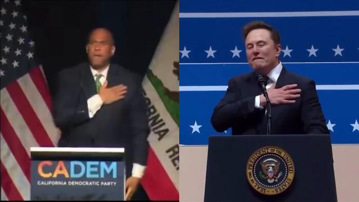 NextImg:Angry Olbermann: It's Only A Nazi Salute When Elon Musk Does It