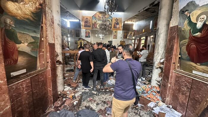 NextImg:Suicide Bombing In Damascus Church Kills At Least 15: 'Worst Nightmare For Syrian Christians'