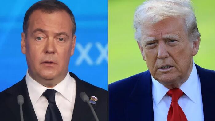 NextImg:Trump Chastises Russia's Medvedev Over 'Casually' Saying The 'N-Word'