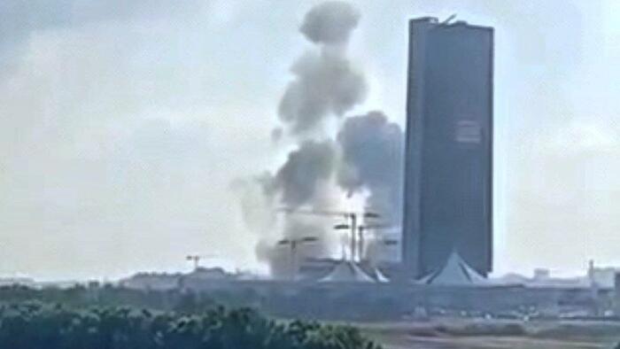 NextImg:IRGC Claims Direct Missile Hit On Israel's Mossad Headquarters