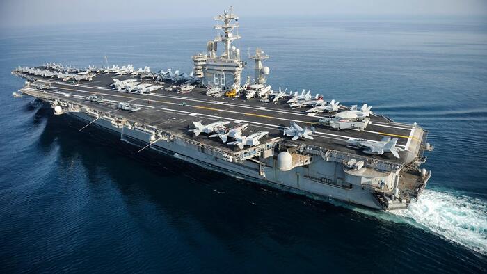 NextImg:USS Nimitz Carrier Strike Group Will Arrive In Mideast Waters This Weekend